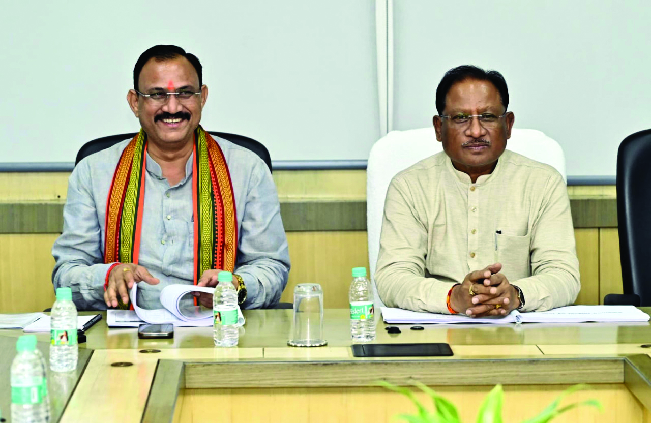 Chief Minister Shri Vishnudev Sai and Health Minister Shri Shyam Bihari Jaiswal